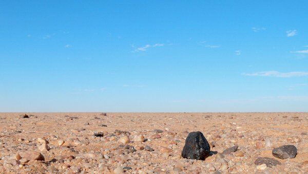 Фрагмент метеорита Альмахата Ситта, упавшего в Судане в 2008 году