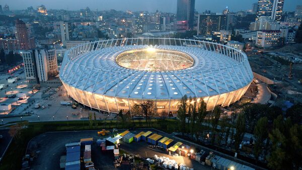 Национальный спортивный комплекс Олимпийский в Киеве. Архив