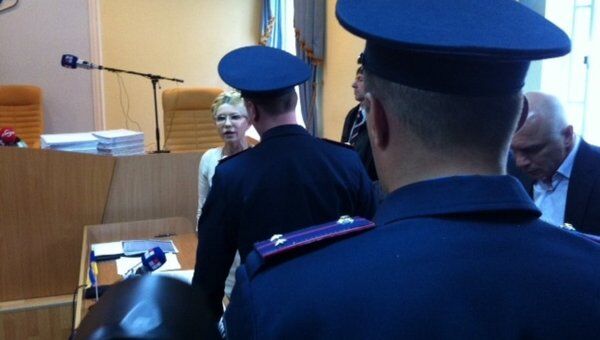 Юлия Тимошенко в зале суда