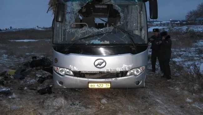 ДТП с участием автобуса в Челябинской области 