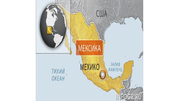 Мехико. Карта