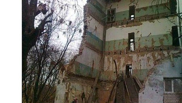 Обрушение стены в Кирове