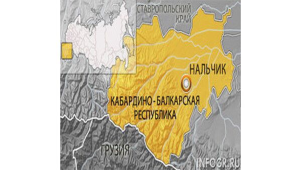 Кабардино-Балкария. Карта