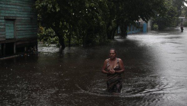 Последствия тропических ливней в Гватемале
