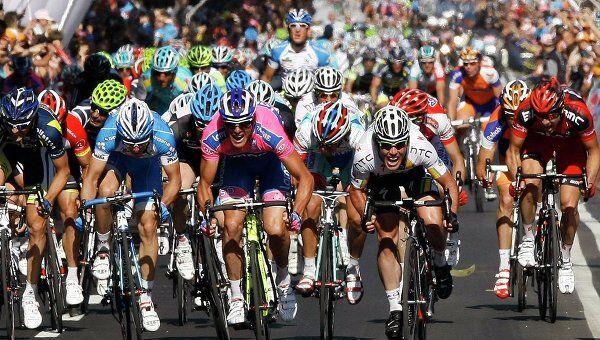 Участники велогонки Джиро д'Италия