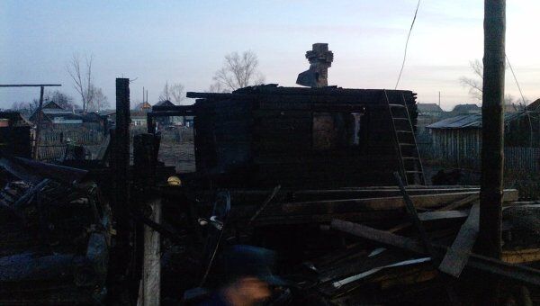По факту гибели 9 человек при пожаре под Красноярском начата проверка