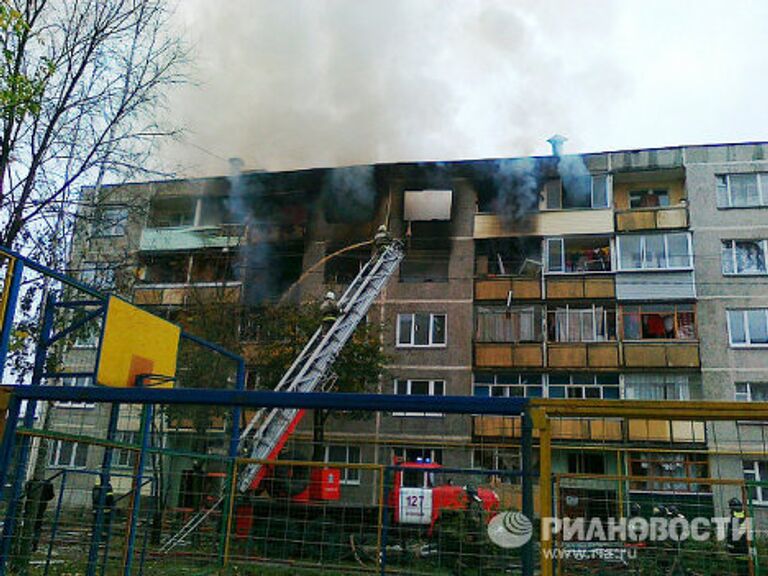 Взрыв бытового газа в жилом доме в подмосковных Бронницах