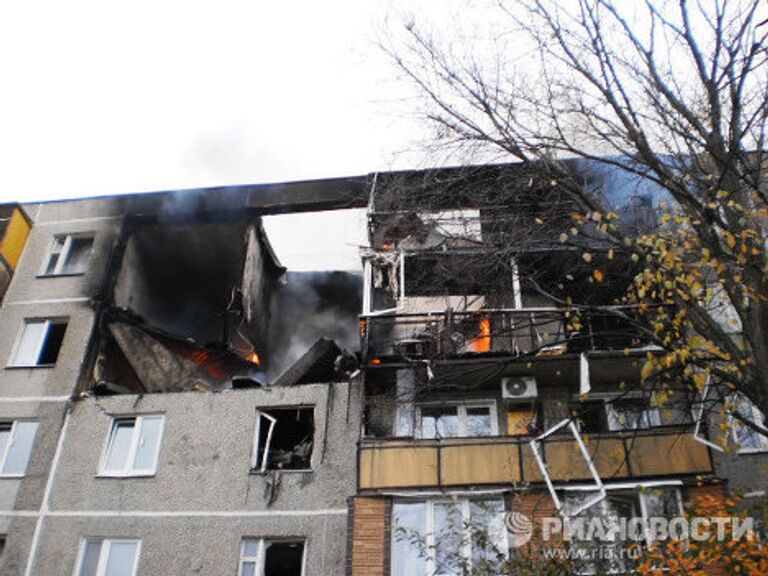 Взрыв бытового газа в жилом доме в подмосковных Бронницах