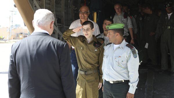 Встреча Гилада Шалита с премьер-министром Израиля Биньямином Нетаньяху 
