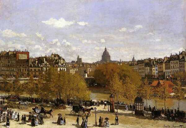 Клод Моне Набережная Лувра, 1867