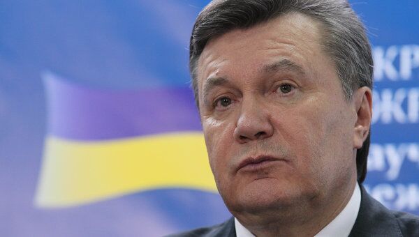 Янукович: Киев готов обсудить синхронную ратификацию соглашения о ЗСТ