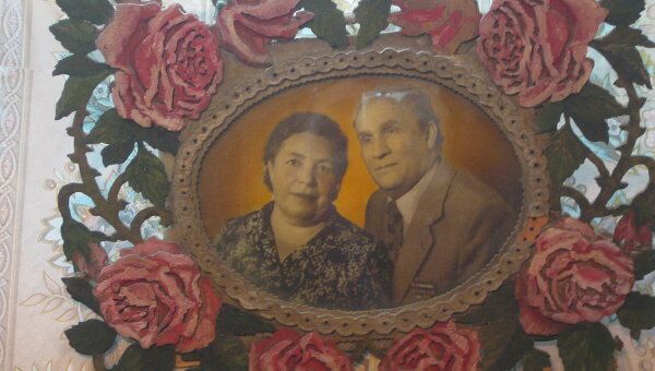 Фотография Василия и Зинаиды Алехиных из семейного архива