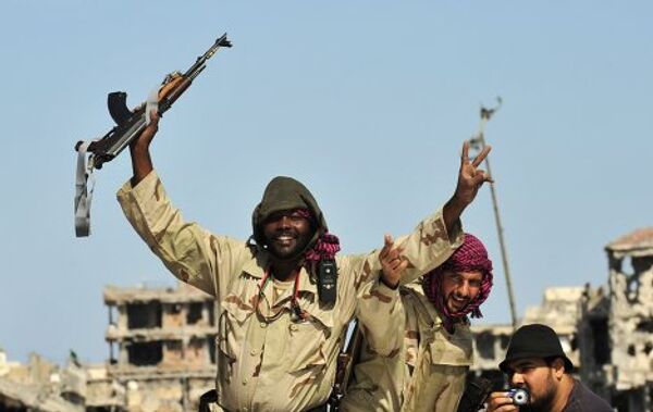 Силы ПНС Ливии в городе Сирт, 20 октября 2011 год