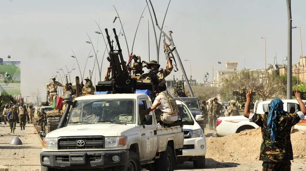 Силы ПНС Ливии в городе Сирт, 20 октября 2011 год