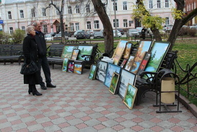 Художественная ковка и живопись: в центре Томска  возник Арбат