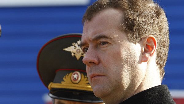 Президент РФ Д.Медведев посетил отряд специального назначения УВД РФ Тверской области