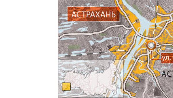 Астрахань. Карта