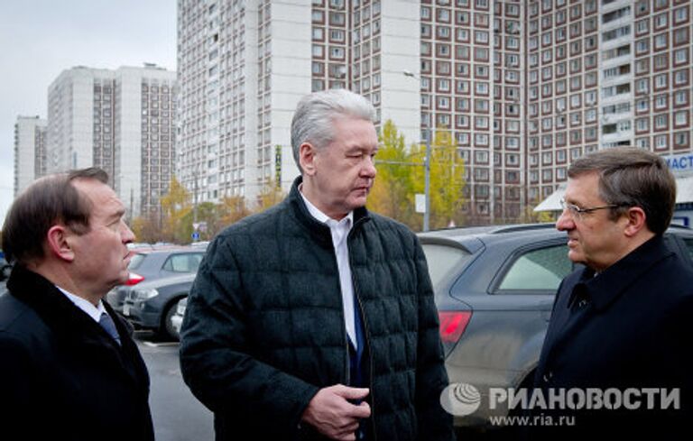 Сергей Собянин осмотрел парковку у станции метро Алтуфьево