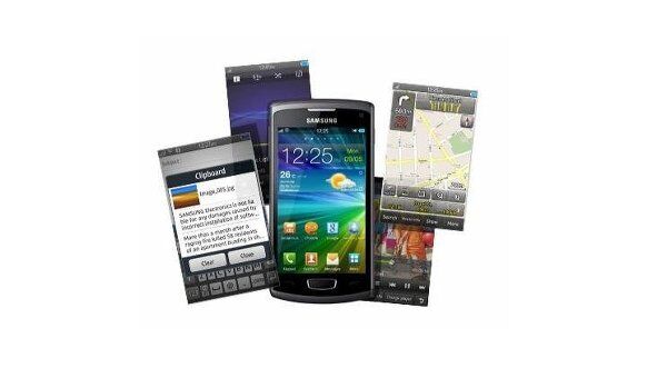 Смартфон Samsung Wave 3 с приложениями