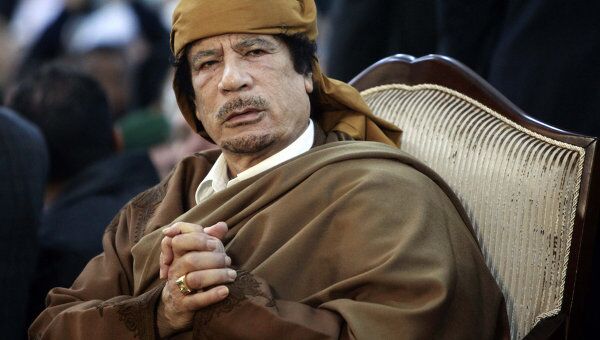 Каддафи похоронили вместе с сыном
