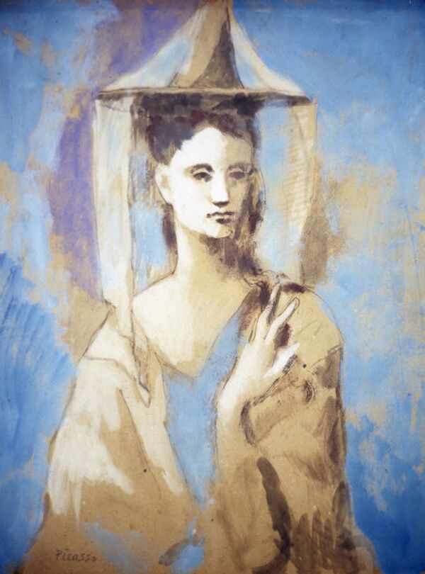 П. Пикассо Испанка с острова Майорка. Репродукция