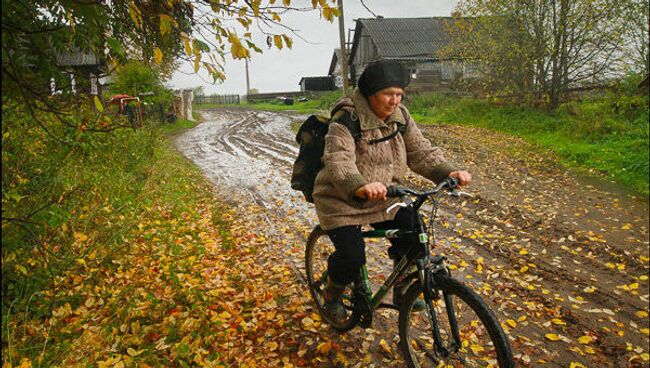 Социальный работник в деревне Озера