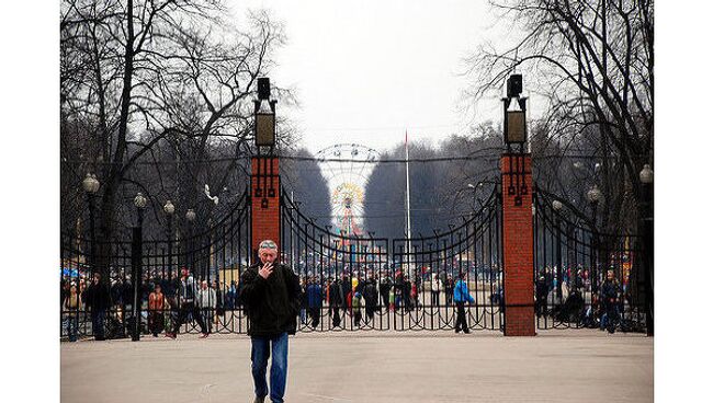 Парк Сокольники в Москве. Архив