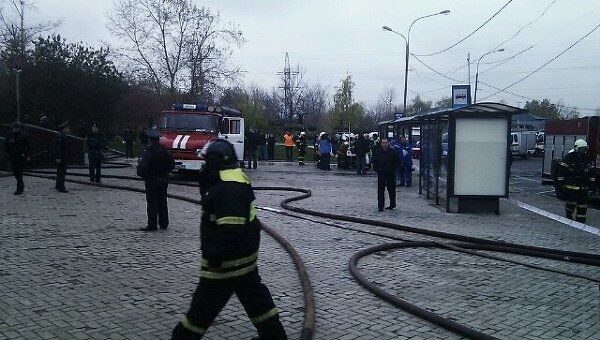 Пожар произошел в тоннеле Замоскворецкой линии московского метро