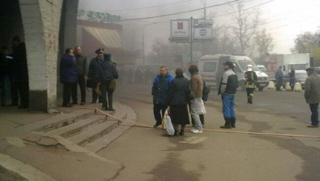 Пожар произошел в тоннеле Замоскворецкой линии московского метро