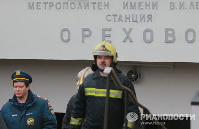 Восстановление работы станции Орехово после возгорания 