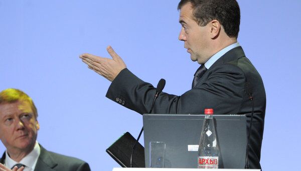 Д.Медведев на Международном форуме по нанотехнологиям