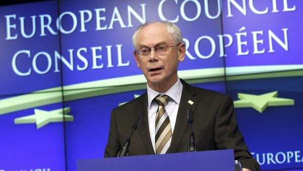 Президент саммита еврозоны Херман ван Ромпей. Архив