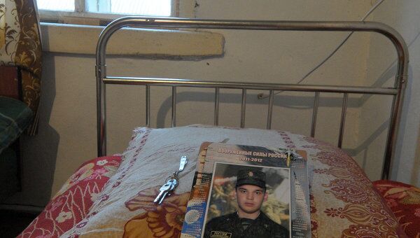 Портрет солдата-срочника, рядового войсковой части 55062 Руслана Айдерханова