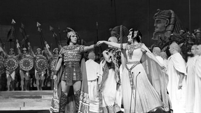 Сцена из оперы Д. Верди Аида