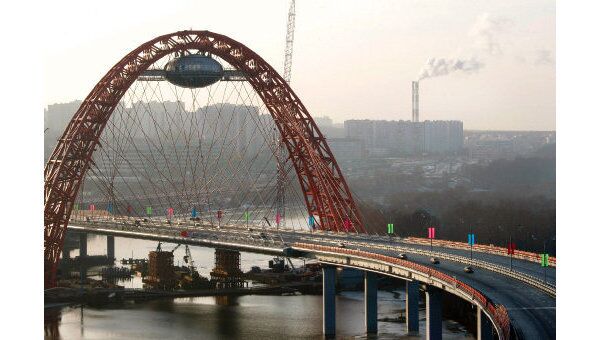 Живописный мост в Москве. Архив