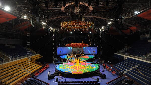 Cirque du Soleil, подготовка к репетиции