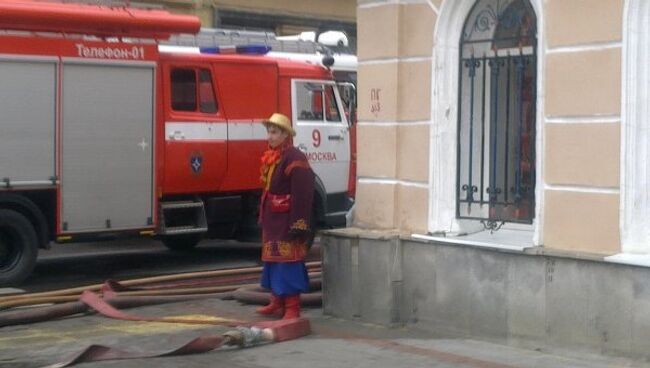 Пожар в Большом Левшинском переулке