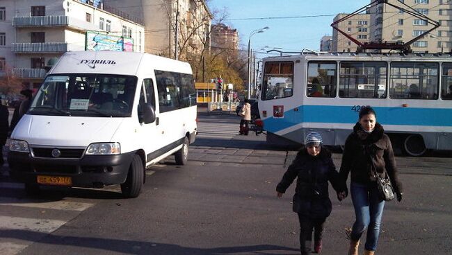 ДТП на площади Абельмановской заставы в Москве