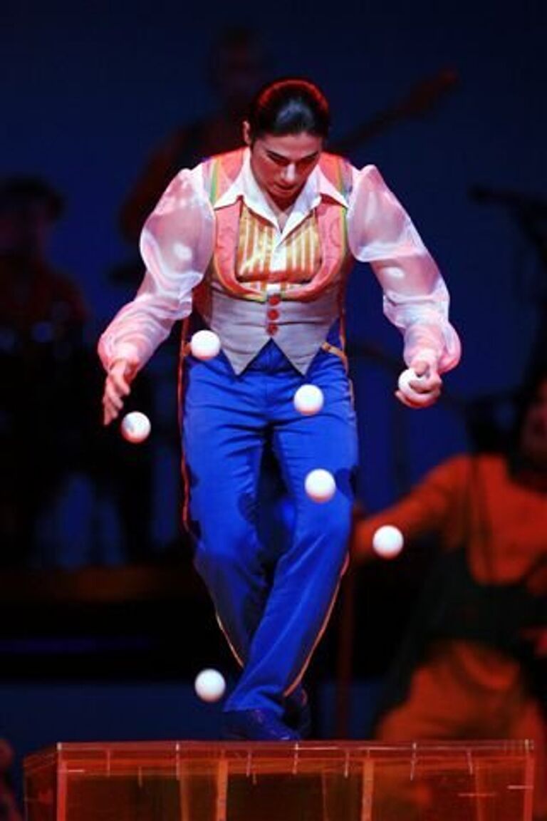 Номер из репертуара Cirque du Soleil