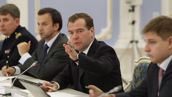 Президент РФ Д.Медведе провел совещание по транспорту