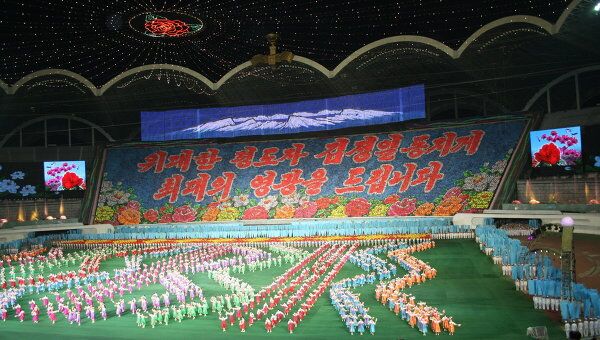 Представление «Ариран» в Пхеньяне