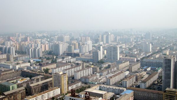 Вид на Пхеньян. Архив