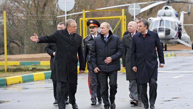 Рабочая поездка премьер-министра РФ В.Путина в Северо-Западный федеральный округ