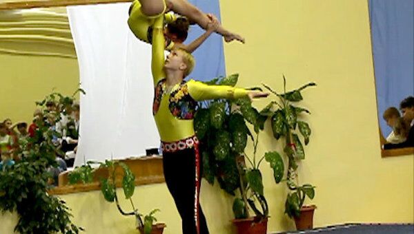 турнир по акробатике в Омске