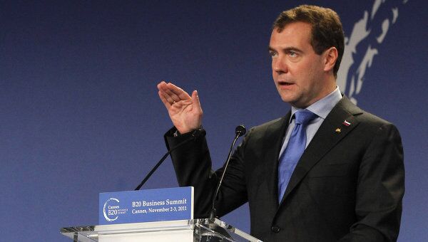 Президент РФ Д.Медведев принял участие в саммите G20