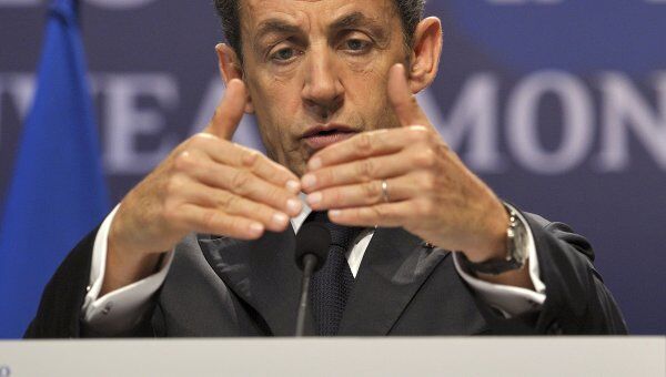 Президент Франции Николя Саркози на саммите G20