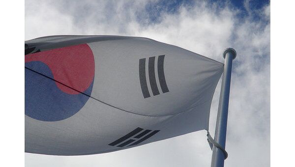 Флаг Южной Кореи. Архивное фото