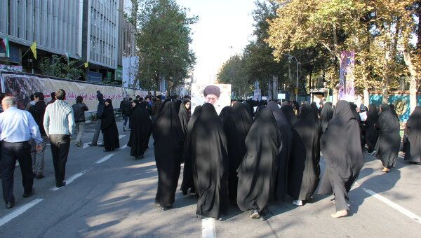 Антиамериканская демонстрация в Тегеране. Архив