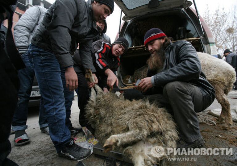 Празднование Курбан-байрама в Новосибирске