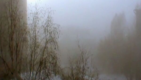 Густой туман снизил видимость на дорогах Иркутска